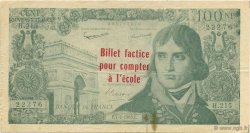 100 Nouveaux Francs Bonaparte Scolaire FRANCE regionalism and miscellaneous  1963  VF+
