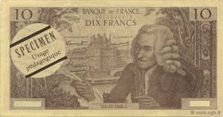 10 Francs Voltaire Scolaire FRANCE regionalismo e varie  1966  AU