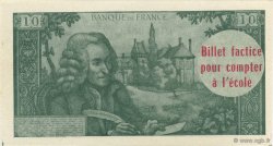 10 Francs Voltaire Scolaire FRANCE regionalism and miscellaneous  1963  UNC-