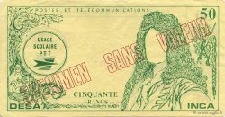 50 Francs Racine Scolaire FRANCE Regionalismus und verschiedenen  1964  SS