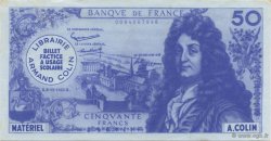 50 Francs Racine Scolaire FRANCE Regionalismus und verschiedenen  1962  fST+