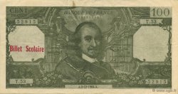 100 Francs Corneille Scolaire FRANCE Regionalismus und verschiedenen  1964  SS