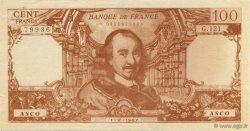 100 Francs Corneille Scolaire FRANCE regionalism and various  1967  UNC-