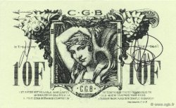 10 Francs FRANCE regionalismo e varie  1993 
