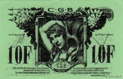 10 Francs FRANCE Regionalismus und verschiedenen  1994 