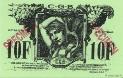 10 Francs Spécimen FRANCE regionalismo e varie  1995  FDC