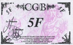 5 Francs Vercingétorix FRANCE Regionalismus und verschiedenen  1996  fST