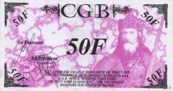 50 Francs Charlemagne FRANCE Regionalismus und verschiedenen  1996 