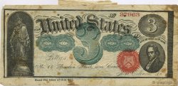 3 Dollars UNITED STATES OF AMERICA  1869  F