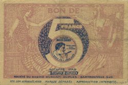 5 Francs FRANCE regionalismo y varios  1930  BC+
