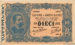 10 Lires ITALIE  1907  SUP