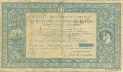 50 Lires ITALY  1923  VF