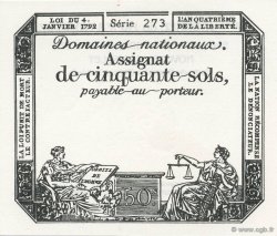 50 Sols AFEP FRANCE regionalism and miscellaneous  1989  UNC