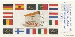 5 Euro AFEP Spécimen FRANCE regionalismo e varie  1999  FDC