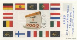 10 Euro AFEP Spécimen FRANCE Regionalismus und verschiedenen  1999  ST
