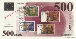 500 Euro AFEP Spécimen FRANCE Regionalismus und verschiedenen  1999  ST