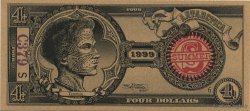 4 Dollars ANTARCTIQUE  1999  UNC