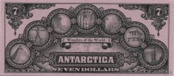7 Dollars ANTARCTIQUE  1999  FDC