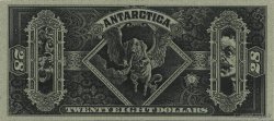 28 Dollars ANTARCTIC  1999  UNC