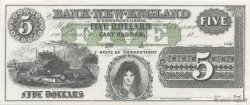 5 Dollars Non émis UNITED STATES OF AMERICA  1990  UNC