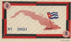 2 Pesos CUBA  1958  q.FDC