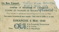 1000 Francs FRANCE regionalism and various  1946  F