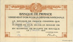 100 Francs FRANCE régionalisme et divers  1915 