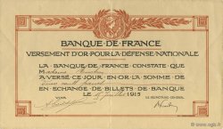 200 Francs FRANCE Regionalismus und verschiedenen  1915  VZ