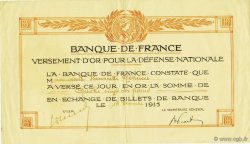 90 Francs FRANCE regionalism and miscellaneous  1915  XF+