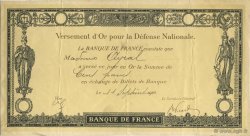 100 Francs FRANCE regionalismo e varie  1916  BB