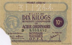 10 Kilos FRANCE regionalism and miscellaneous  1940  VF+