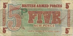 5 New Pence ENGLAND  1972 P.M044a F