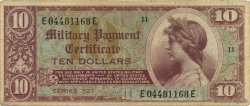 10 Dollars UNITED STATES OF AMERICA  1954 P.M035 F - VF