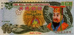 10 Dollars CHINA  2008  UNC