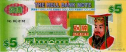 5 Dollars CHINA  2008  UNC
