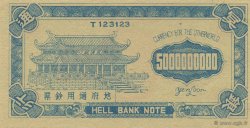 5000000000 (Dollars) CHINA  1990  UNC