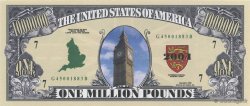 1000000 Pounds UNITED STATES OF AMERICA  2004  UNC