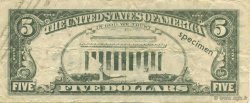 5 Dollars Spécimen UNITED STATES OF AMERICA  1981  VF