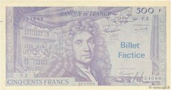 500 Francs Molière Scolaire FRANCE Regionalismus und verschiedenen  1961  SS