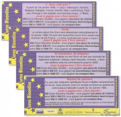 1-50 Euro Bisontin FRANCE regionalism and various  1998  UNC
