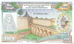 3 Euro / 21 Francs FRANCE regionalism and various  1996  UNC