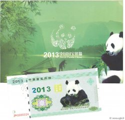 1 Yuan PANDA Set de présentation CHINA  2013  FDC