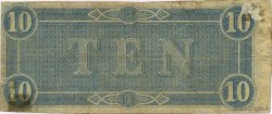 10 Dollars 美利堅聯盟國  1864 P.68 F