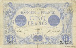5 Francs BLEU FRANCE  1916 F.02.38 TB+