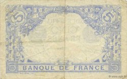 5 Francs BLEU FRANCIA  1916 F.02.38 BC+
