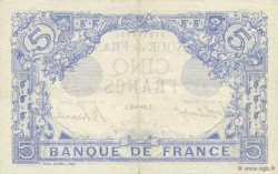 5 Francs BLEU FRANCIA  1916 F.02.45 EBC