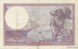 5 Francs FEMME CASQUÉE FRANCE  1926 F.03.10 VF+