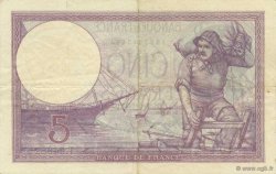 5 Francs FEMME CASQUÉE FRANCIA  1933 F.03.17 MBC a EBC
