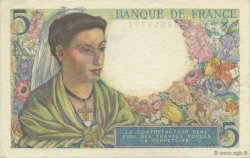 5 Francs BERGER FRANCE  1943 F.05.01 SUP+