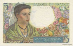 5 Francs BERGER FRANCIA  1943 F.05.03 FDC